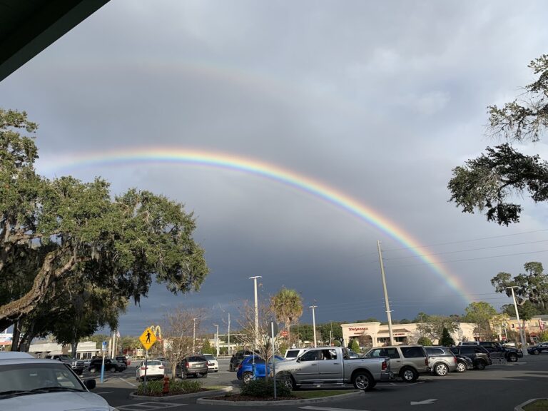 Rainbow Over Rainbow Square Shopping Center In Dunnellon