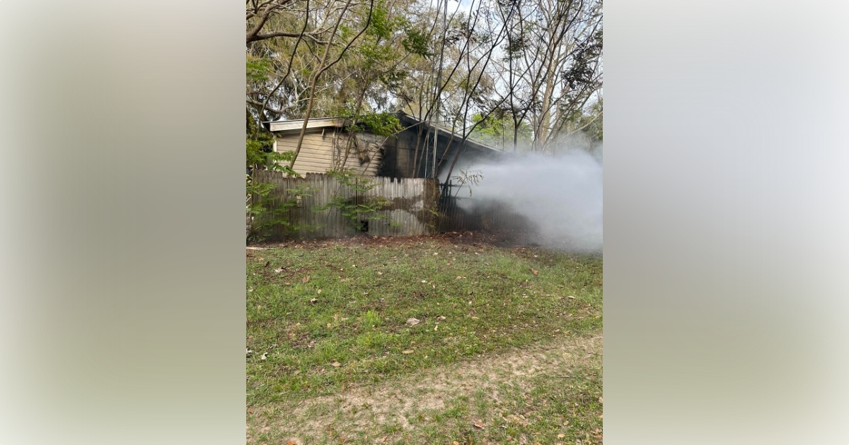 Family of six displaced after fire ignites inside Citra home 2 Marion County Fire Rescue combats Citra home fire on March 10, 2023