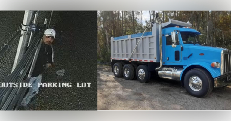 Man wanted for stealing dump truck in Ocala
