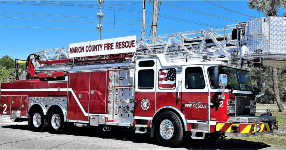 Marion County Fire Rescue receives two new platform trucks 3