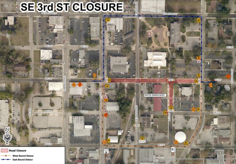 Ocala SE 3rd Street closure 1