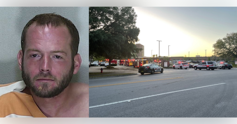 5 fires intentionally set in and around Ocala hospital, suspect arrested