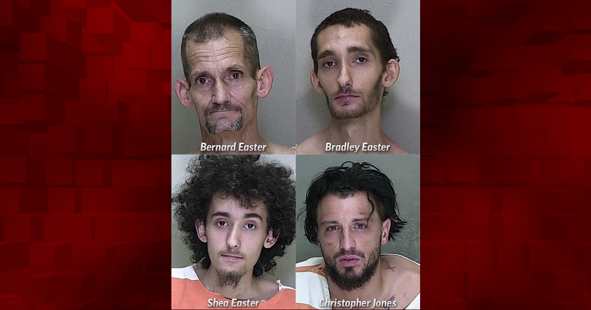 Four arrested on drug charges after UDEST agents search Ocala home