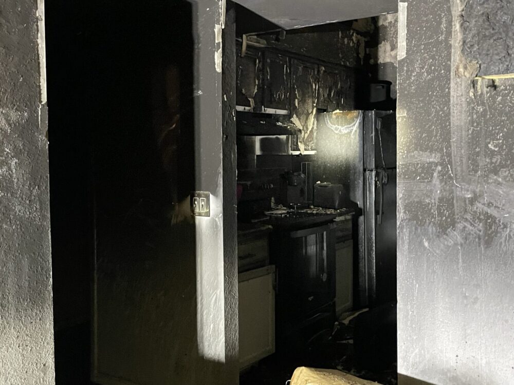 The Morgan apartment fire in Ocala April 1 2023 interior damage 2