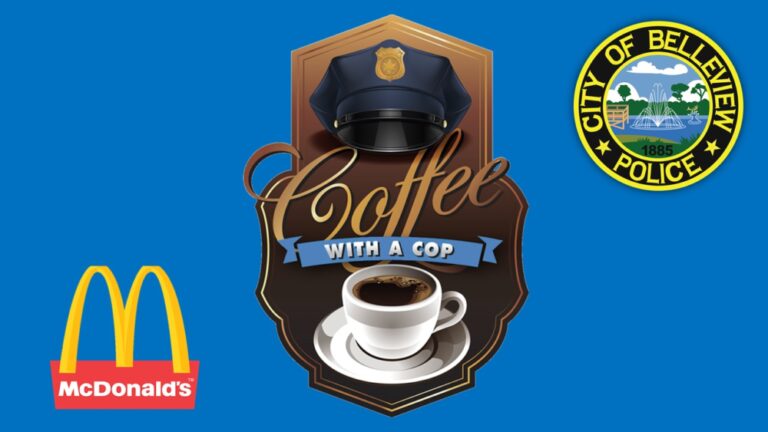 Belleview Police Department coffee with cop at McDonald's (feature image)
