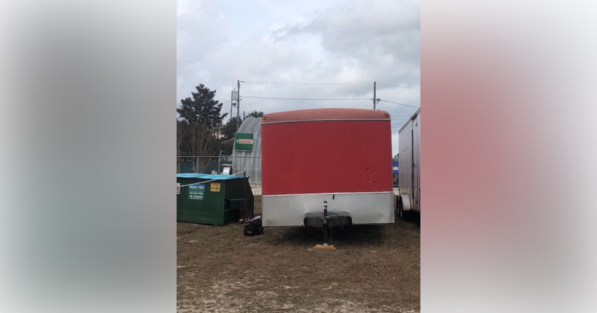 Red trailer filled with fireworks stolen in Ocala on April 21, 2023