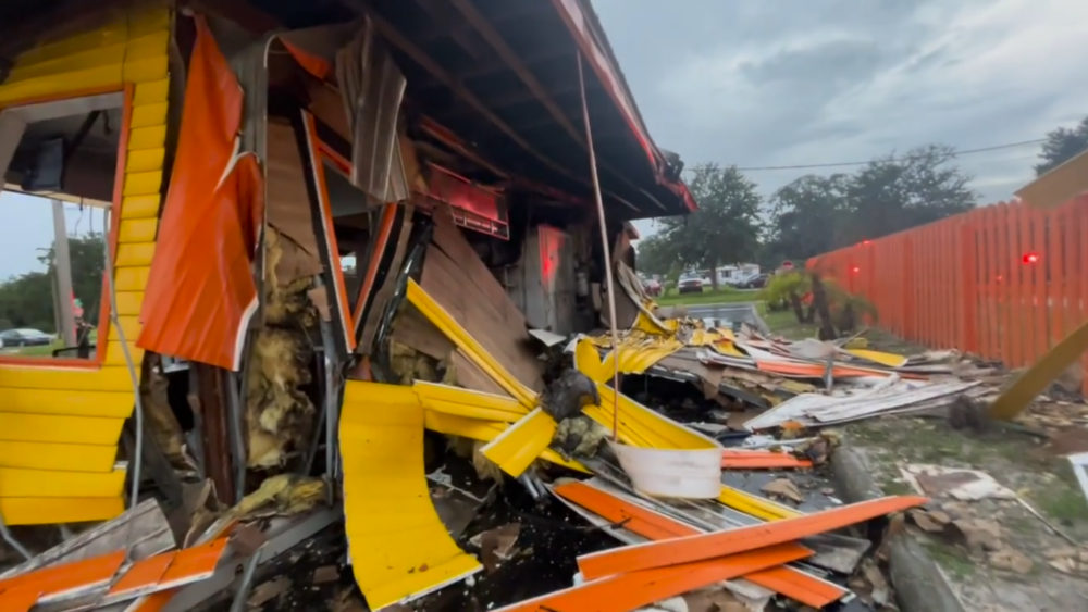 Jugo Cafe Tropical damage from explosion on June 23, 2023 3 (courtesy of OFR)