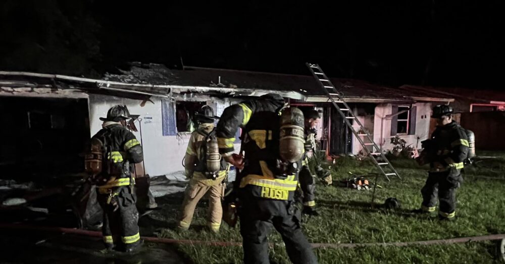 MCFR and OFR respond to Ocala house fire on June 29, 2023 fire extinguished 2(MCFR Battalion Chief 3)