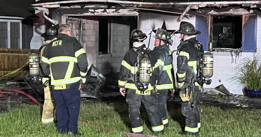 MCFR and OFR respond to Ocala house fire on June 29, 2023 fire extinguished (MCFR Battalion Chief 3)