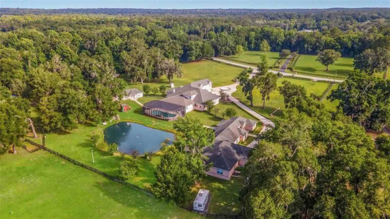 Aerial view of 900 SE 87th Street, Ocala