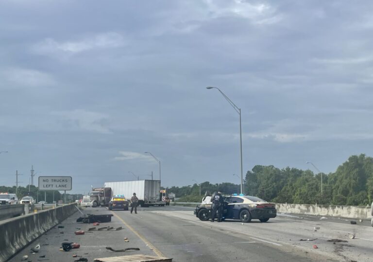 Crash on I 75 southbound on July 11, 2023 fhp at scene