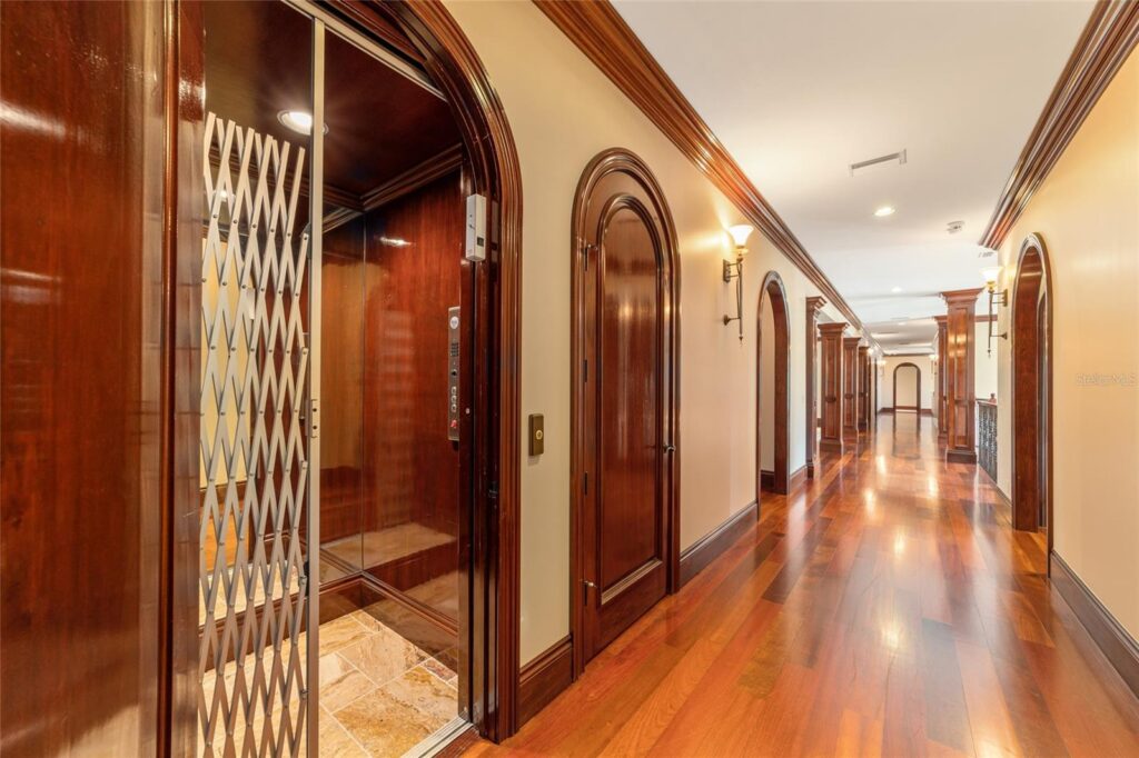 Elevator and hallway at 3956 NW 8th Terrace, Ocala