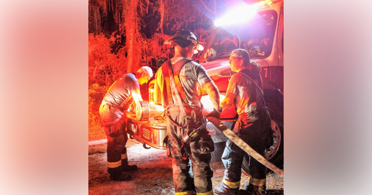 Fire engulfs motorhome in Marion County on July 19, 2023