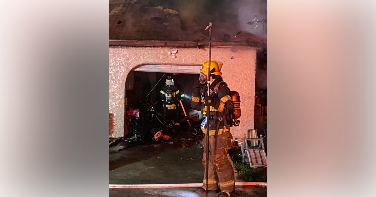 Firefighters extinguish house fire in Dunnellon on July 5, 2023