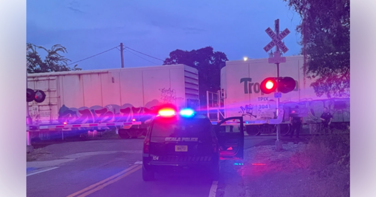Man struck and killed by train in Ocala