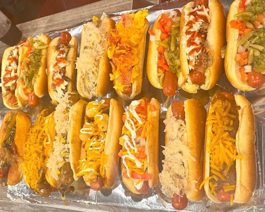 Hot dogs at Crave Hot Dog & BBQ in Ocala