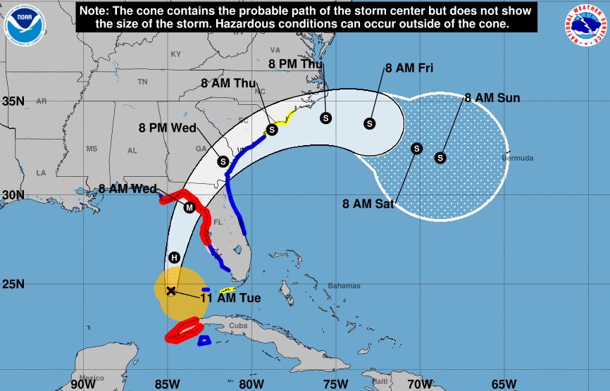 Hurricane Idalia 11 a.m. update on Tuesday (8 29 23)