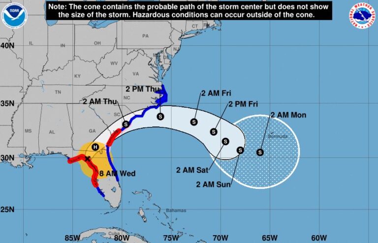 Hurricane Idalia 8 a.m. update on Wednesday (8 30 23)