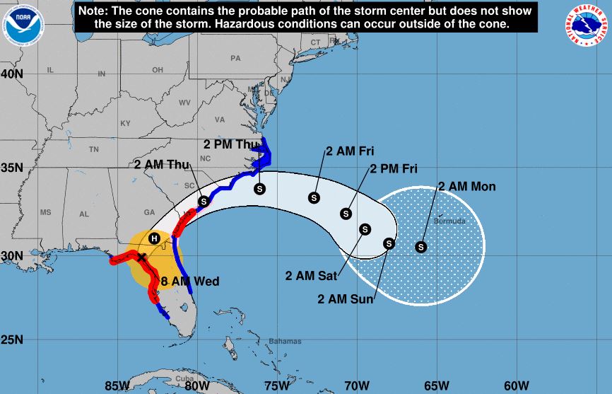 Hurricane Idalia 8 a.m. update on Wednesday (8 30 23)