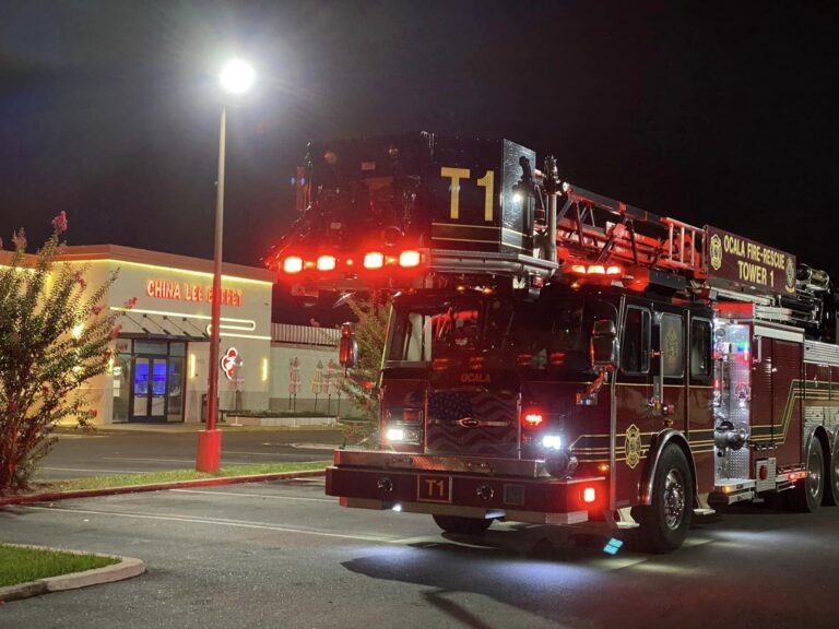 Ocala Fire Rescue respond to gas leak at China Lee Buffet on E Silver Springs Boulevard (August 20, 2023)