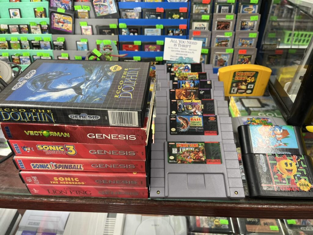 All You Need is Thrift opens in Ocala SNES and Genesis games (Sept 2023) bulk trade in