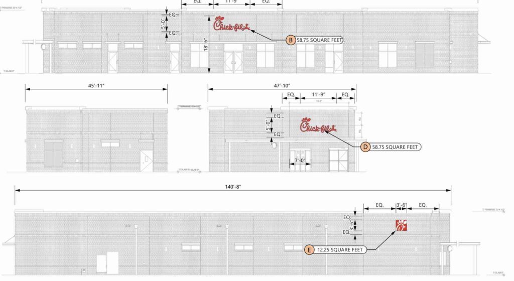 Chick-fil-A rendering for new location in Ocala