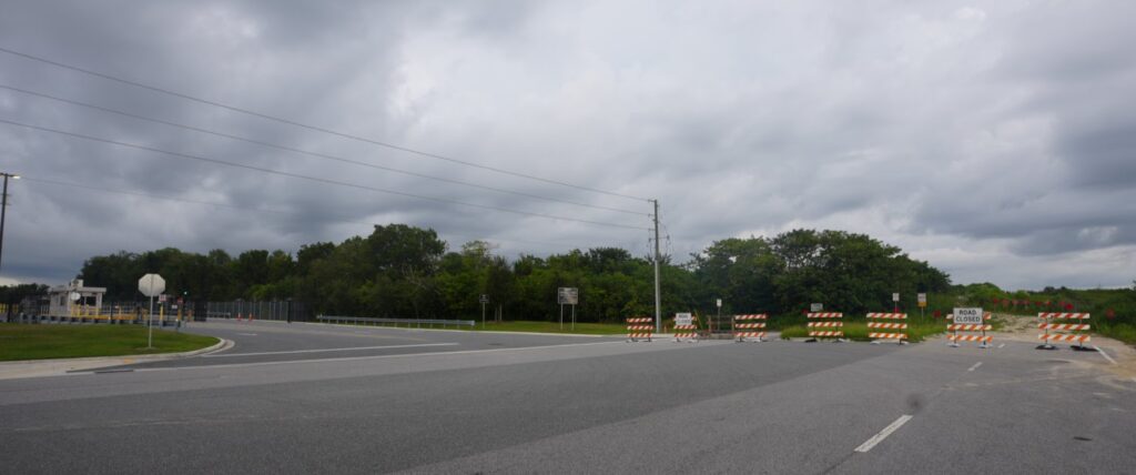 End of NW 35th Street near Amazon Fulfillment Center in Ocala