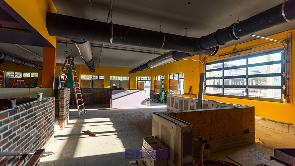 Interior of Mellow Mushroom restaurant at 2 SW Fort King Street
