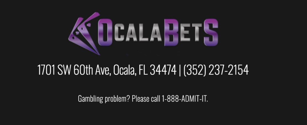 Ocala Bets address listed on their website