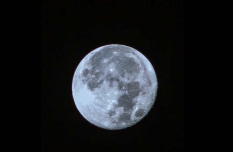 Super blue moon over Ocala National Forest