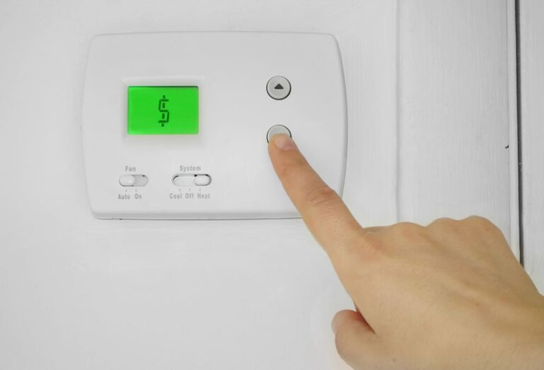 Thermostat with dollar sign (stock image)