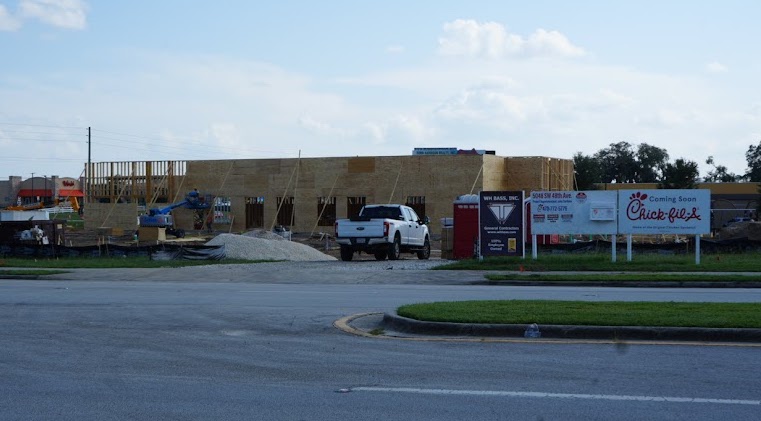 Walls up at new Chick fil A in Ocala (1)