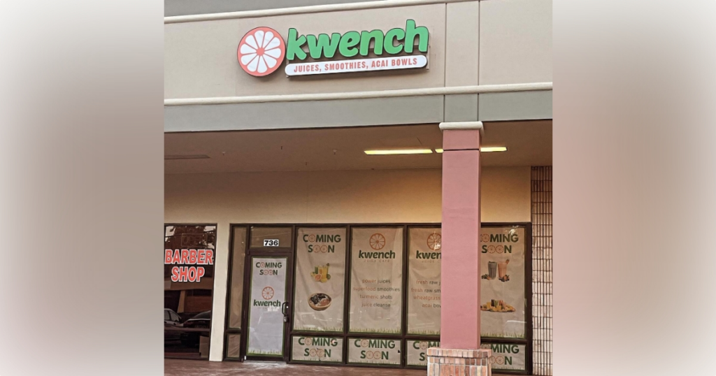 Kwench Juice Cafe at the Forty East Shopping Center in Ocala (Photo: Kwench Juice Cafe)