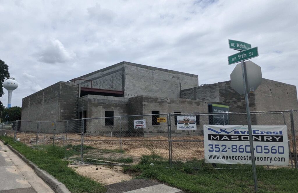 NOMA Black Box Theatre under construction on August 10, 2021 NOMA Black Box Theatre under construction on August 10, 2021