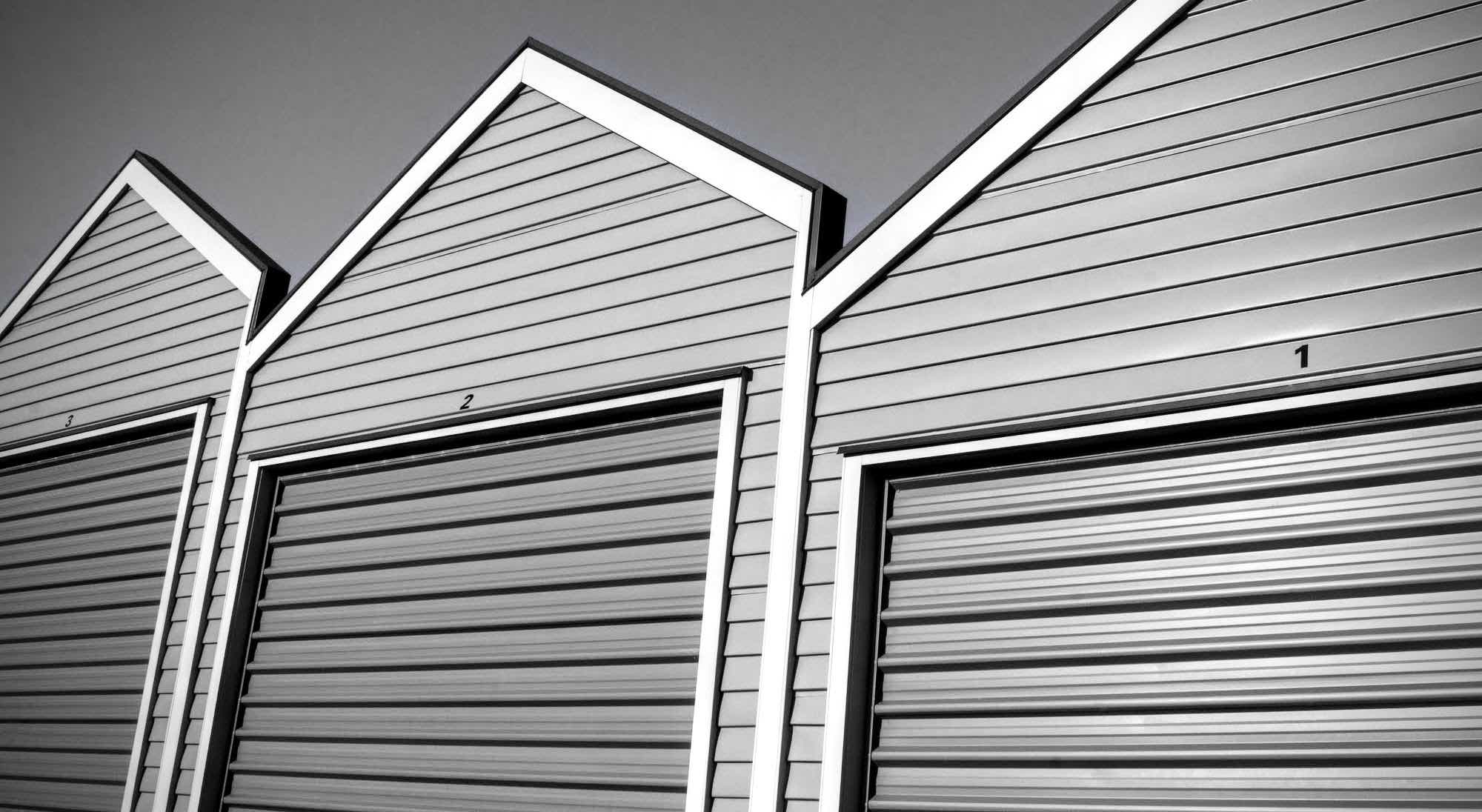 Steel garage doors