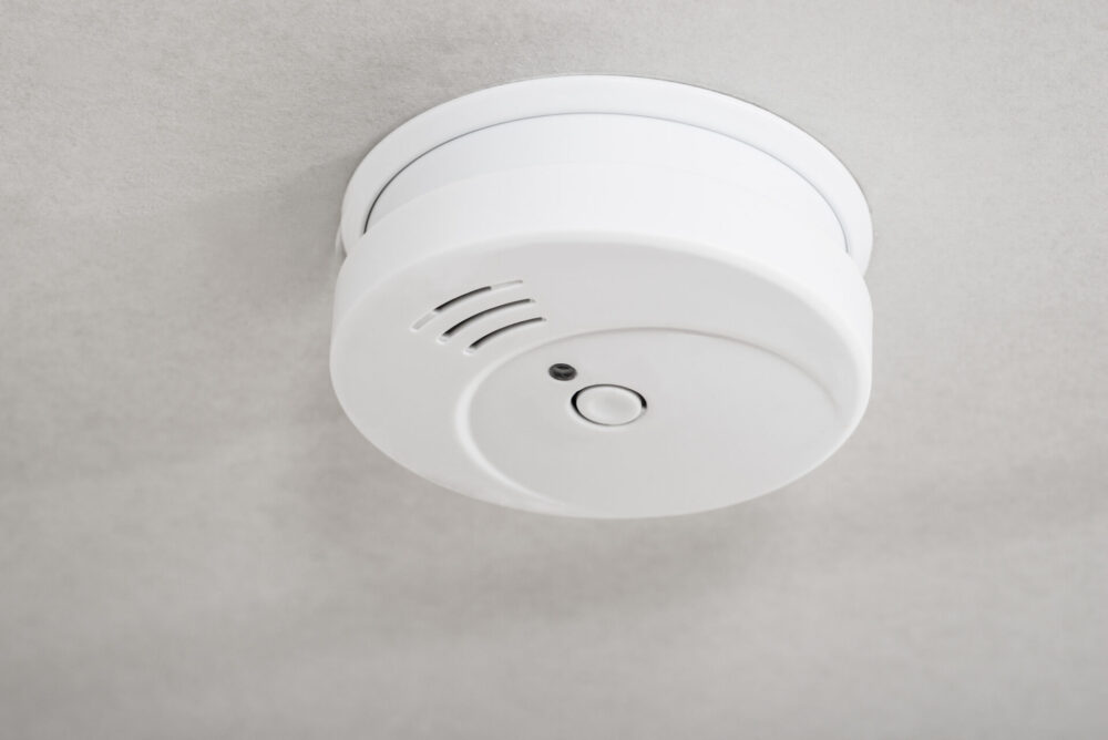 White Smoke Detector