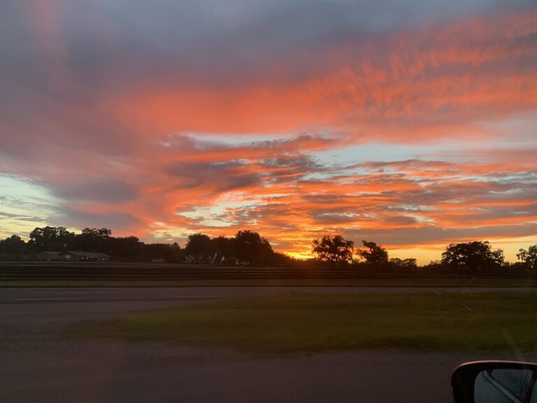 Beautiful sunset on N US Hwy 441 in Ocala