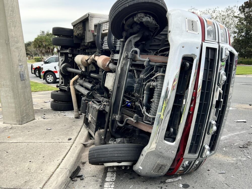 Crash involving ambulance and small bus in SW Ocala on November 28, 2023 ambulance rolled on side (3) Crash involving ambulance and small bus in SW Ocala on November 28, 2023 ambulance rolled on side (3)