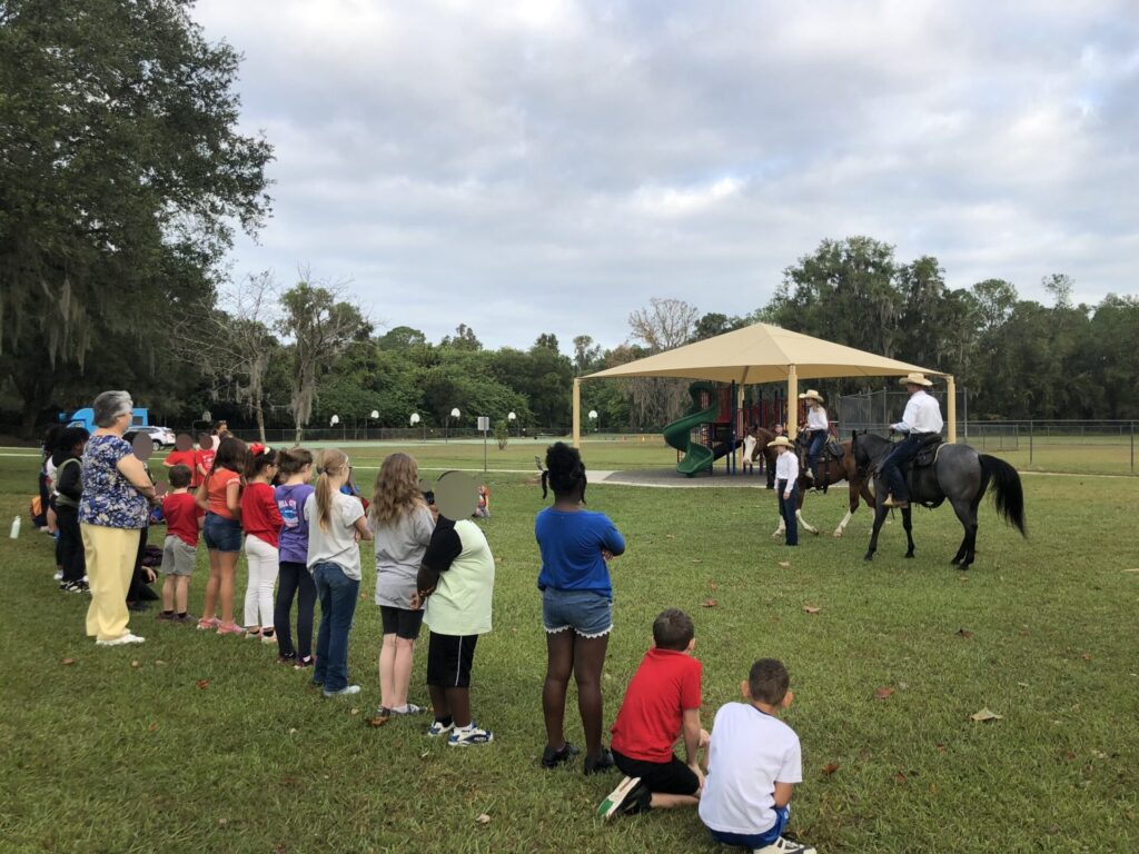 MCSO Mounted Unit at Reddick Collier Elementary School on October 25, 2023 2