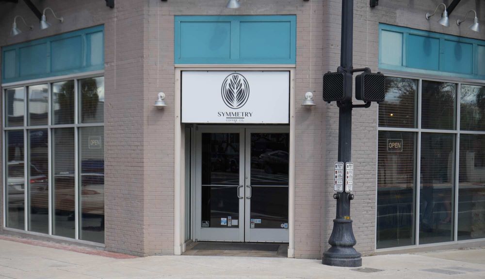 Symmetry Coffee Company located at 101 E Silver Springs Boulevard, Suite 102 in downtown Ocala (Nov 10, 2023)