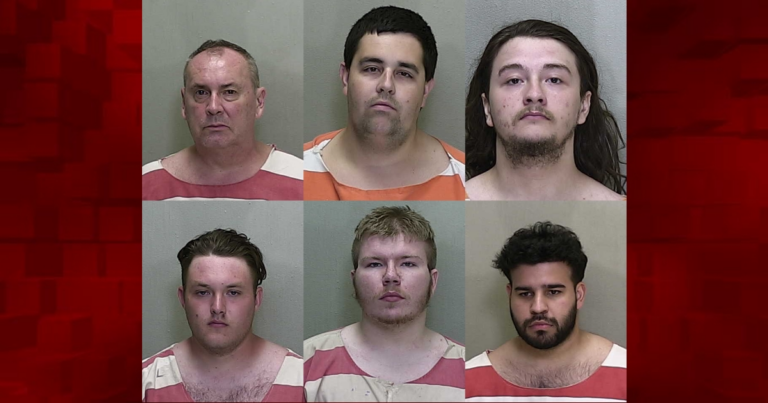 5 men 1 teen arrested in Marion County on child porn charges