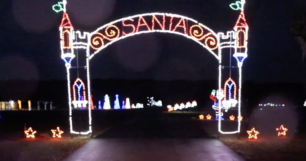 Santa entrance at Ocala Christmas Spectacular