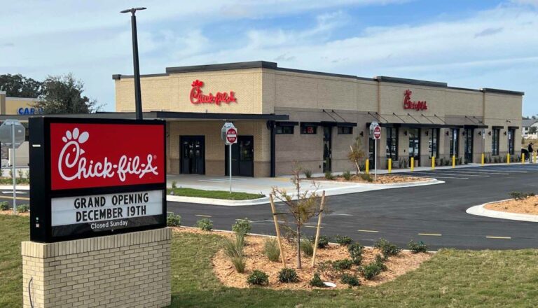 The new Chick fil A in Ocala will open on December 19, 2023 photo of exterior (1)