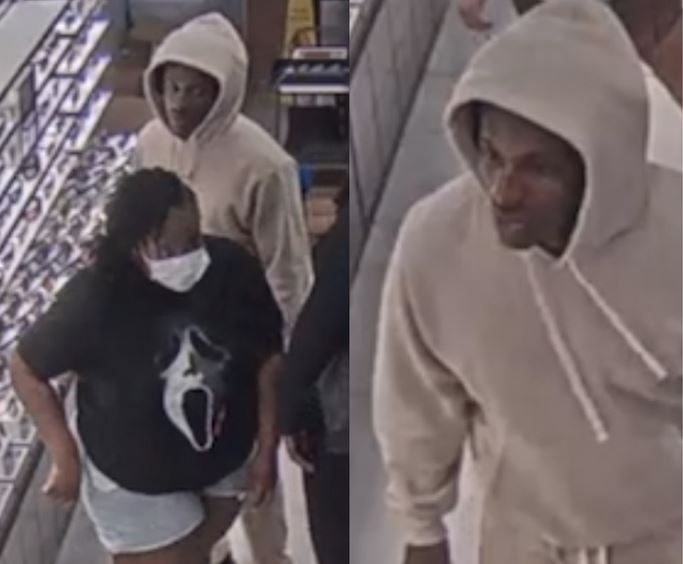 Two wanted by OPD for theft at Sunglass Hut inside Paddock Mall (Dec 2023)