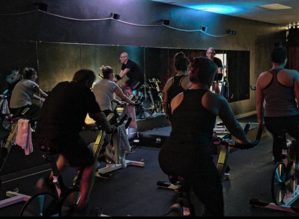 Element Spin Studio in ocala participants during soft opening on Saturday, January 20