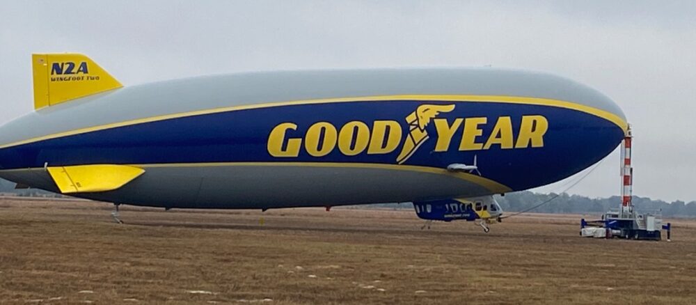 Goodyear Blimp at Marion County Airport on January 4, 2024 (Photo by Marion County Parks and Recreation Department) 3