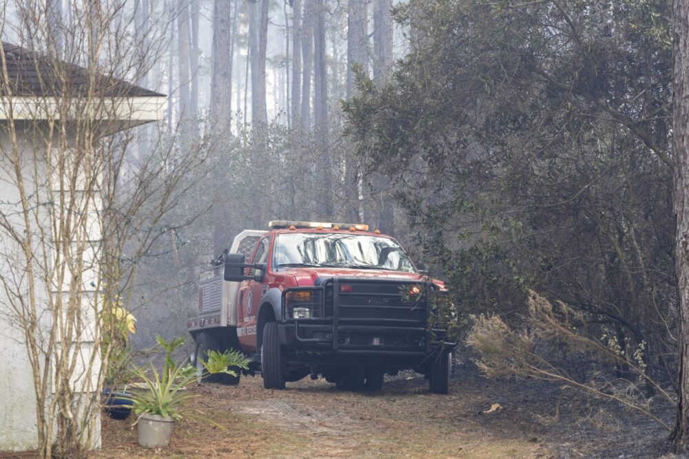 Marion County Fire Rescue responds to brush fire in Marion Oaks on January 25, 2024 (photo MCFR) 2 Marion County Fire Rescue responds to brush fire in Marion Oaks on January 25, 2024 (photo MCFR) 2