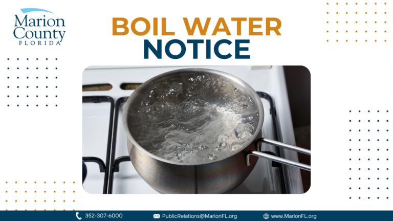 Marion County boil water notice