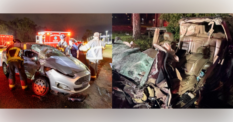 Troopers investigating separate overnight crashes in Ocala that sent 4 people to the hospital