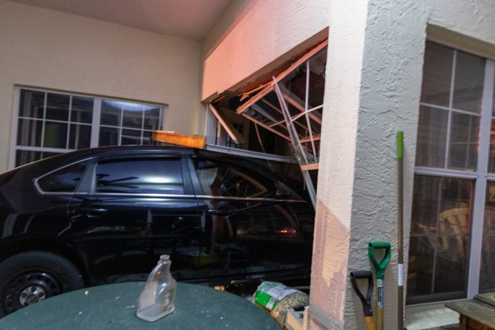 Car crashes into northwest Ocala home (February 13, 2024) 2 photo by MCFR